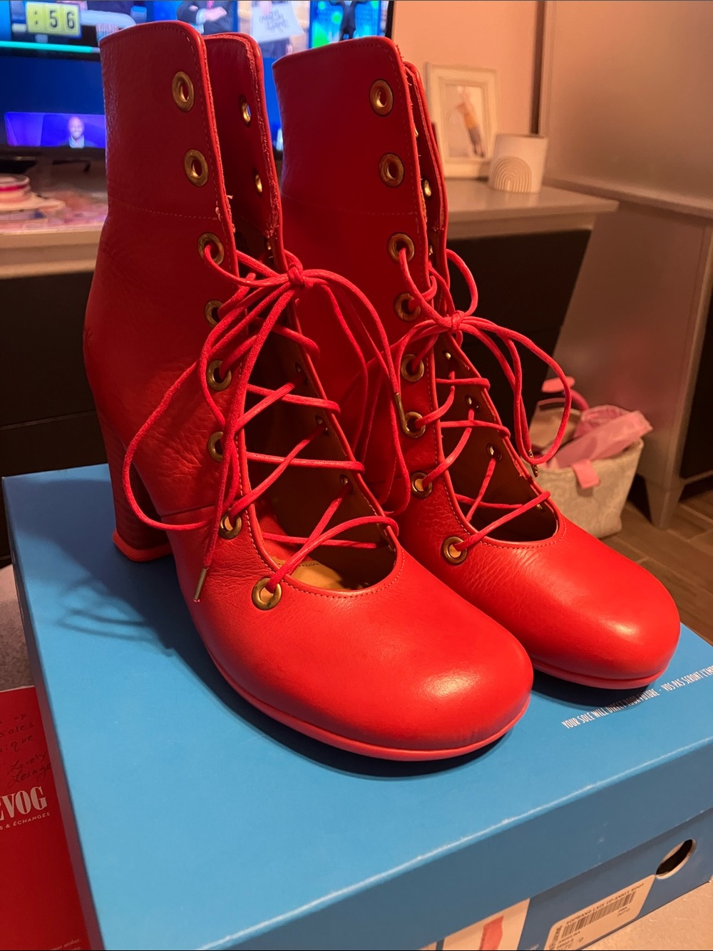 John Fluevog Soprano Angelina lace up ankle boot